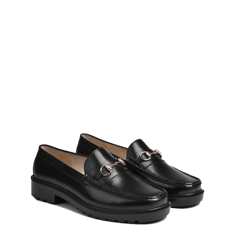 Men Round-Toe Bit Loafers