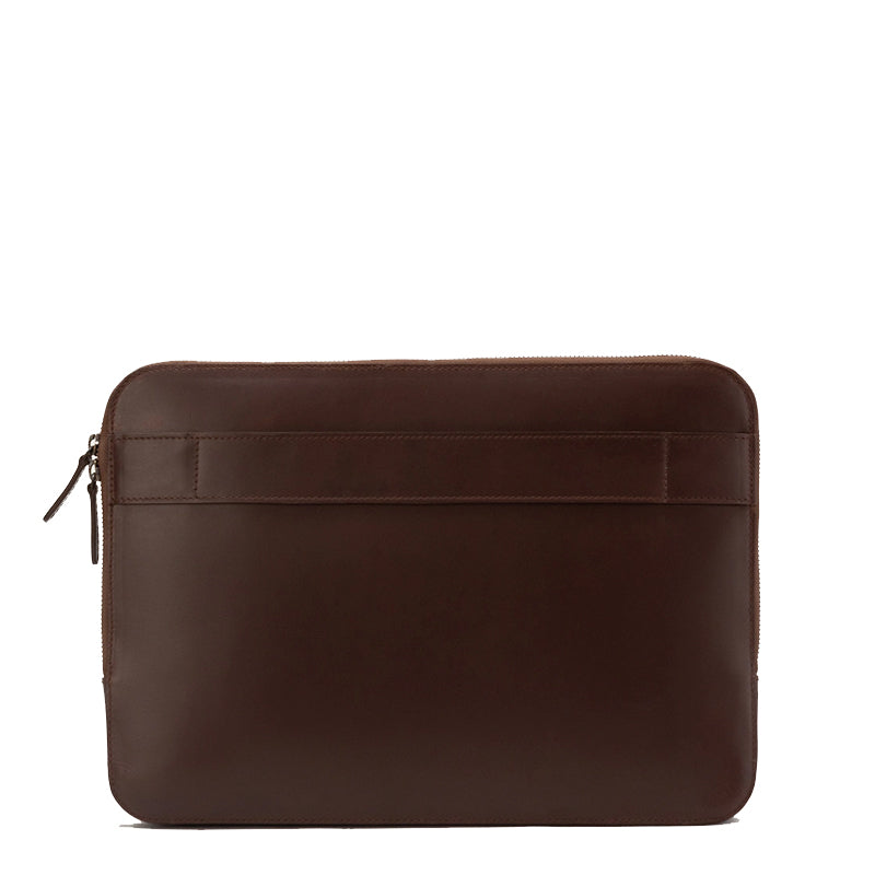 The Baxter Leather Black Laptop Sleeve