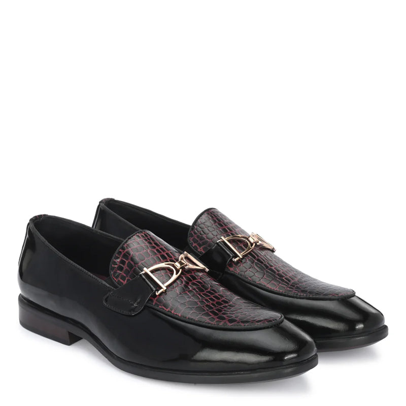 Leather Buckled Loafers For Men