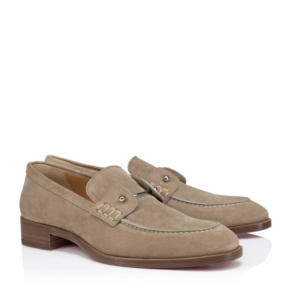Patent Croco Print Leather Tan Loafer For Men