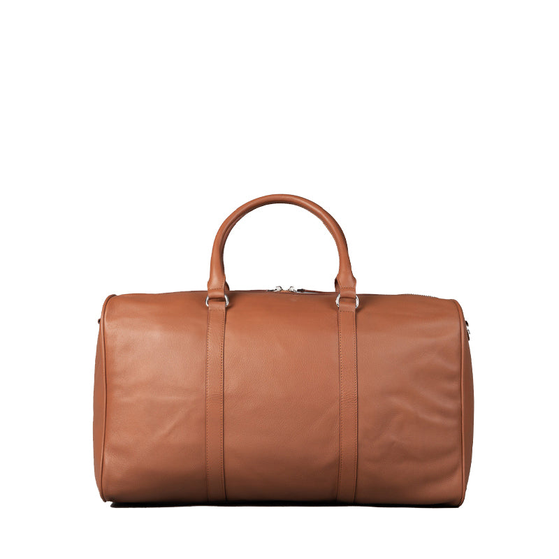Darrio Brown Leather Duffle Bag