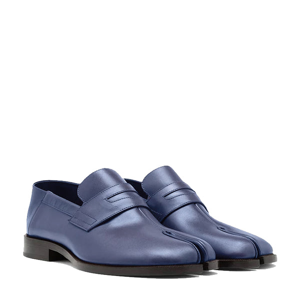 Tabi Leather Loafers - Blue
