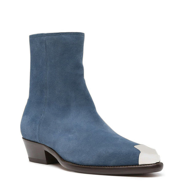 Adnae Suede Ankle Boots - Blue