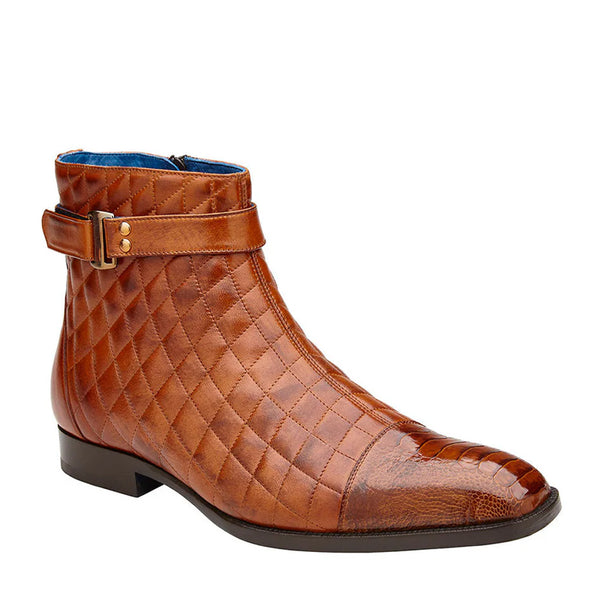 Belvedere Caiman Ankle Boot - Tan