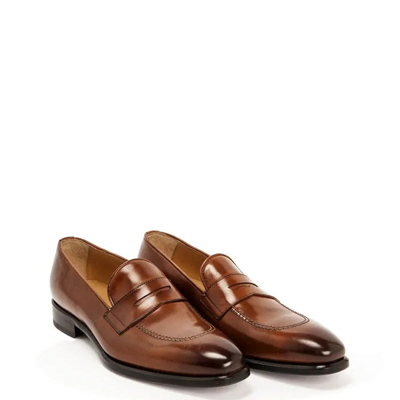 Classic Penny Shiny Leather Loafers