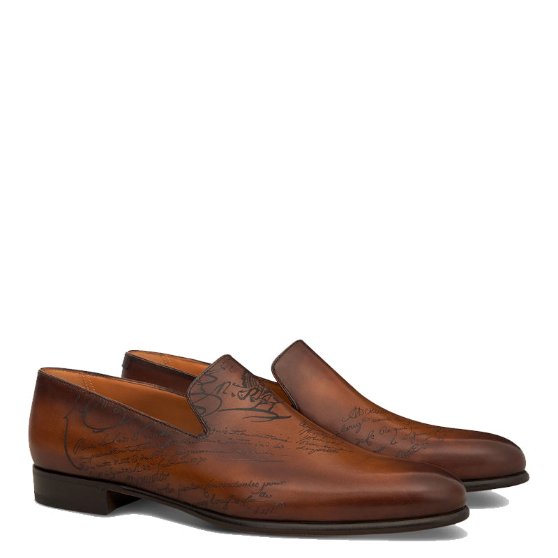 Men Solid Leather Formal Loafers