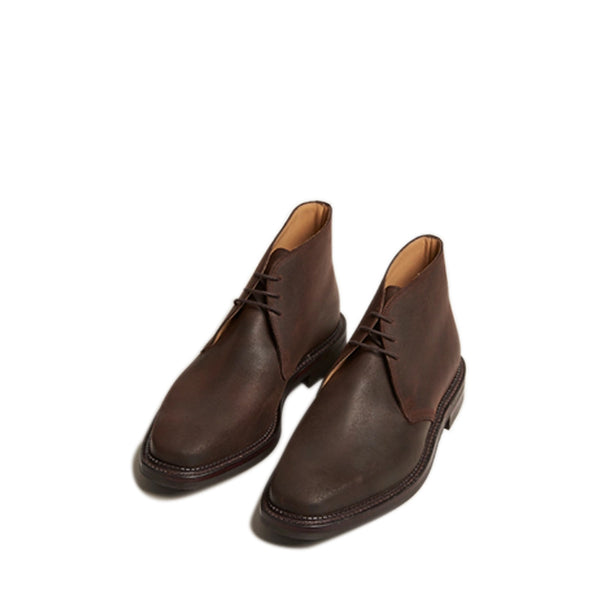 Rough Out Solid Leather Chukkas Boots