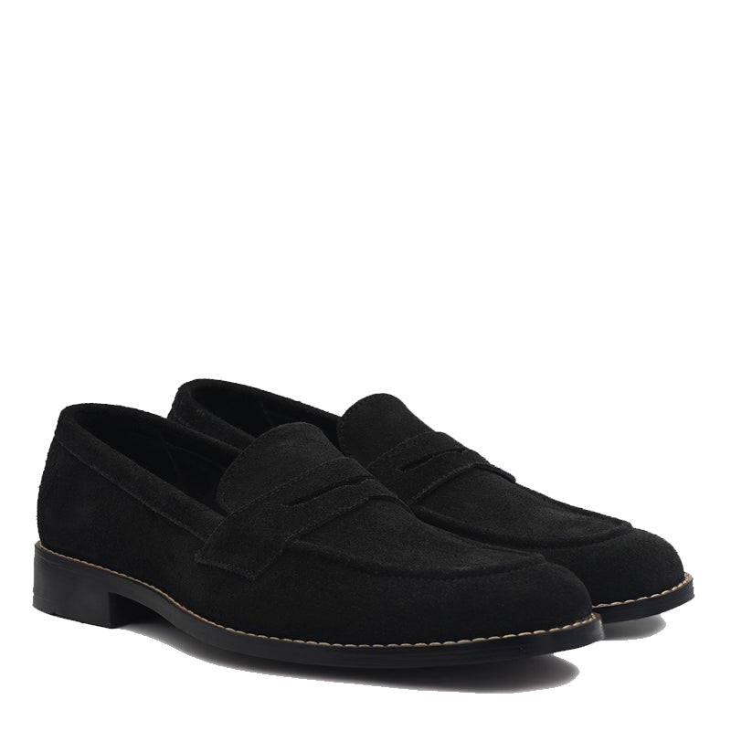 Baxton Suede Leather Loafers For Men