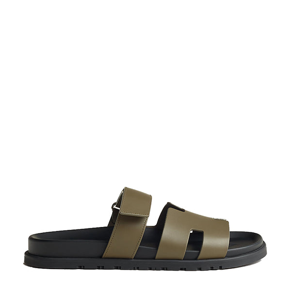 Luxury Leather Sandals - Green