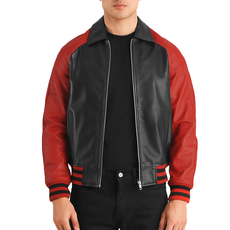 Men Solid Slim Fit Bomber Jacket