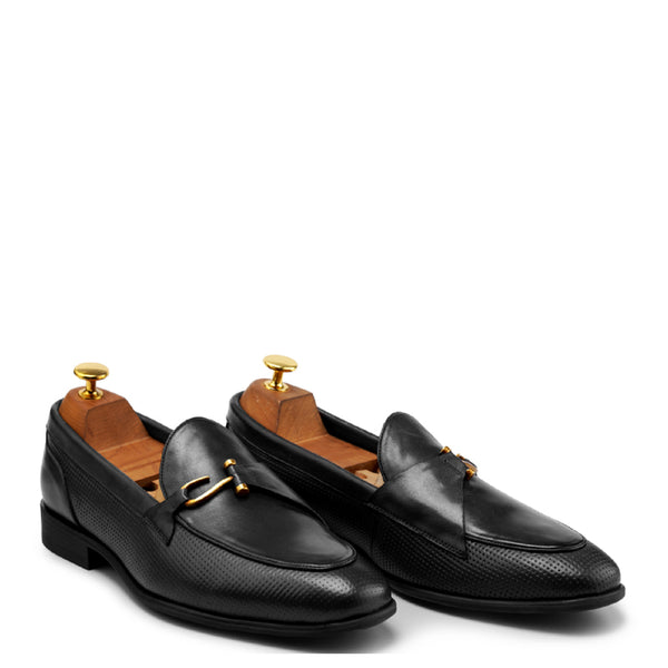 Classic Side Hook Leather Loafer