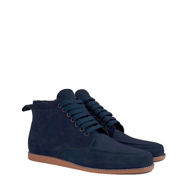 Bearman Moc Toe Suede Boots For Men