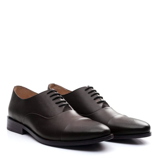 Pure Leather Classic Captoe Oxford Shoe Tan
