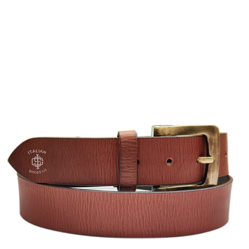 Stoicism Golden Fibbia Leather Belt