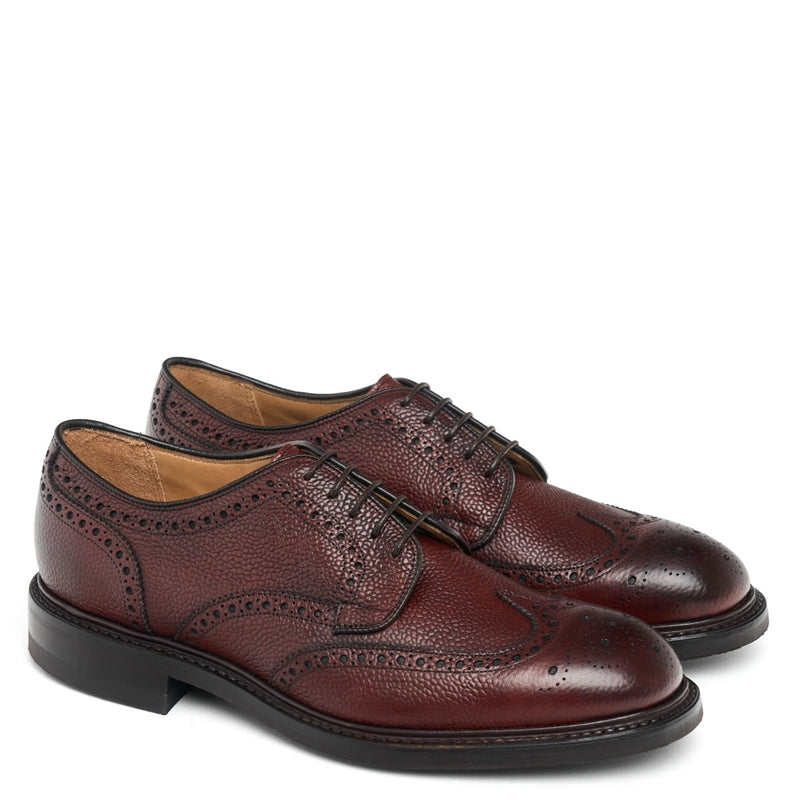 Men Handmade Leather Formal Derby Shoes