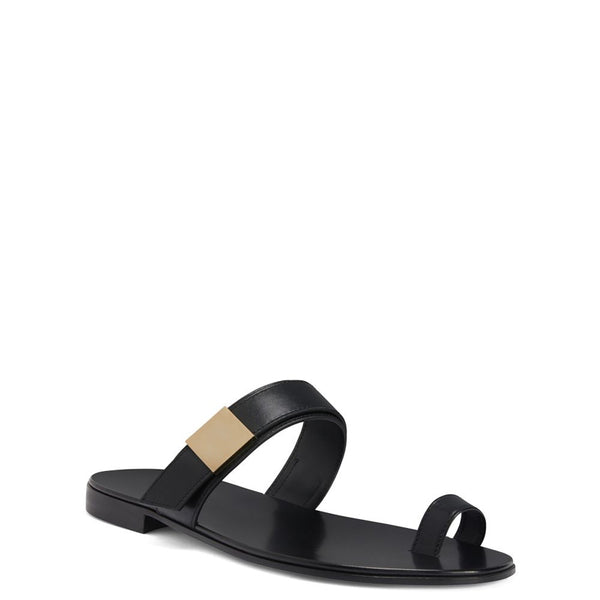 Open Toe Double Strap Leather Stylish Sandal