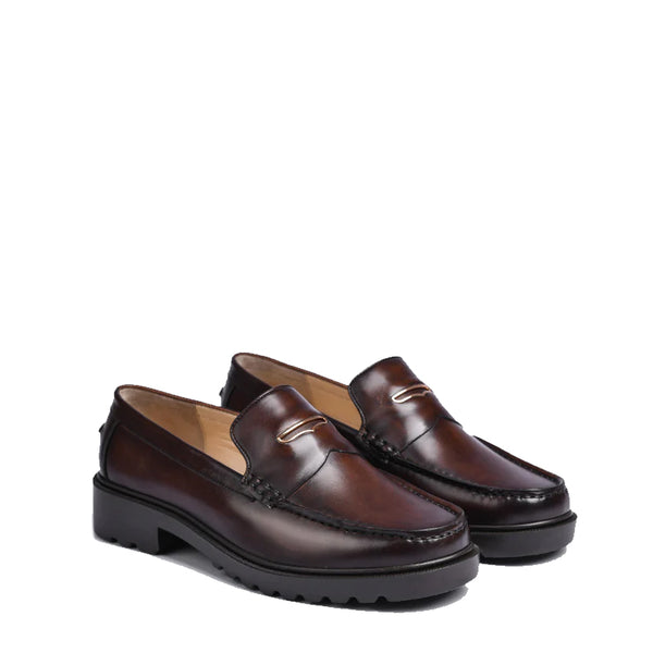 Alto Lite Leather Loafers - Brown