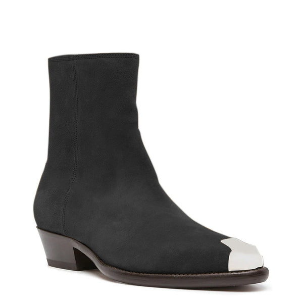 Adnae Suede Ankle Boots - Black