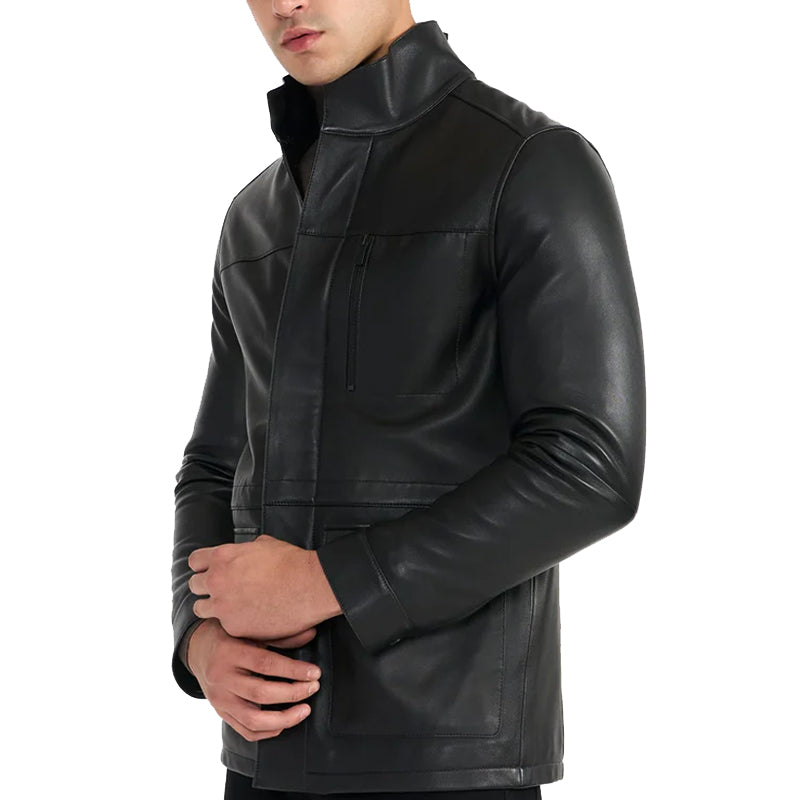 Premium Black Leather Jackets For Men