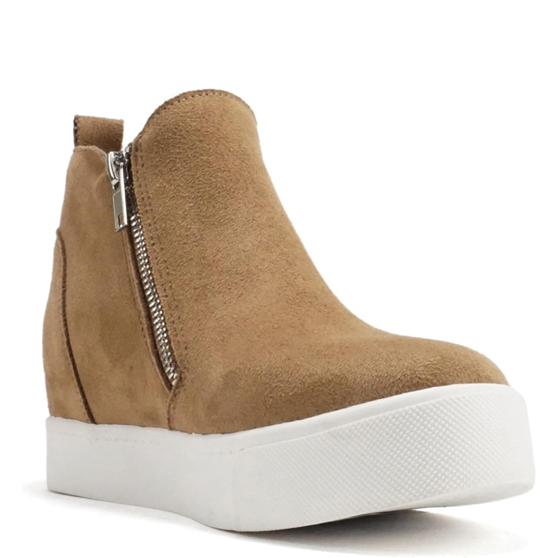 Elevated Comfort Wedge Sneakers