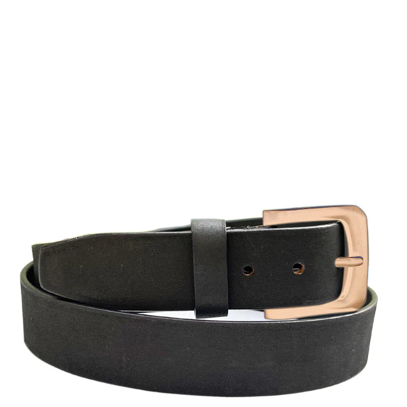 Men Casual Solid Buckle Leather Belt