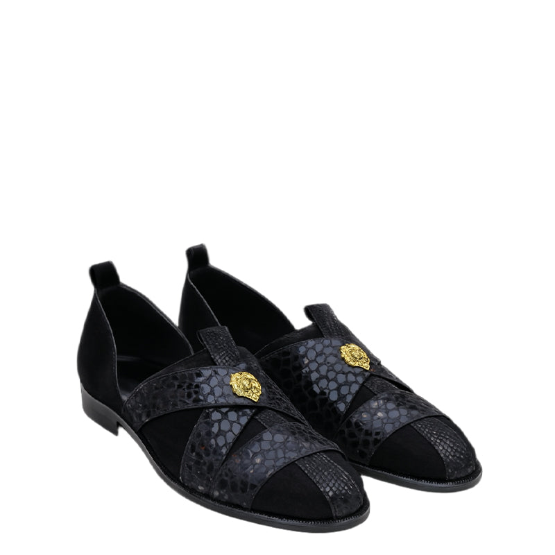 Classic Regal Black Peshawari Sandal