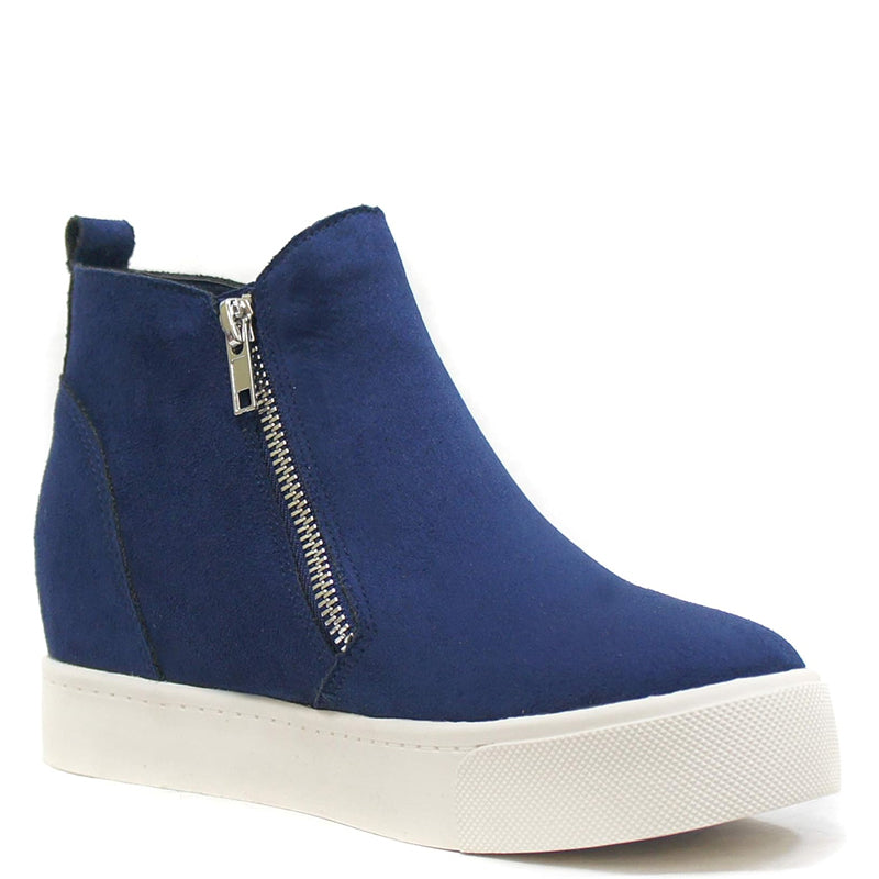 Elevated Comfort Wedge Sneakers