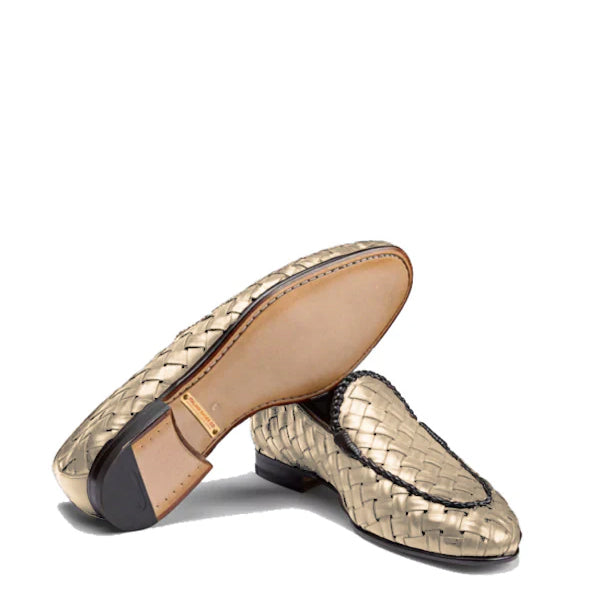 Weaved Leather Loafer