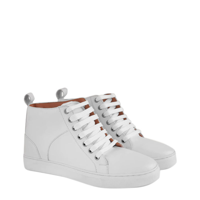 High Top Leather Sneakers