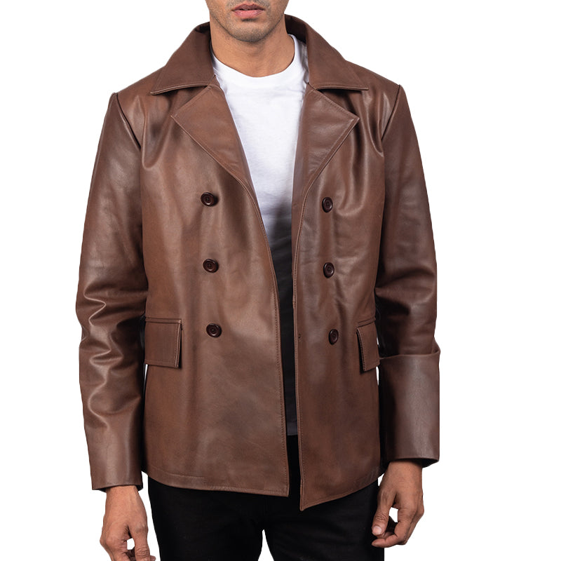 Deleno Leather Blazer