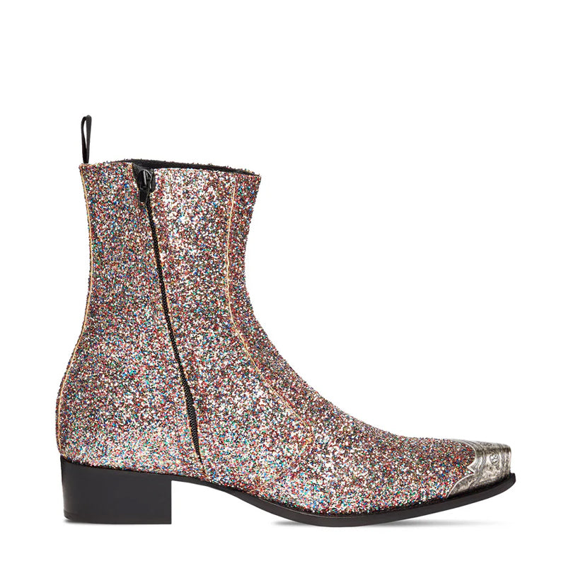 Side Zip Boot with Silver Toe