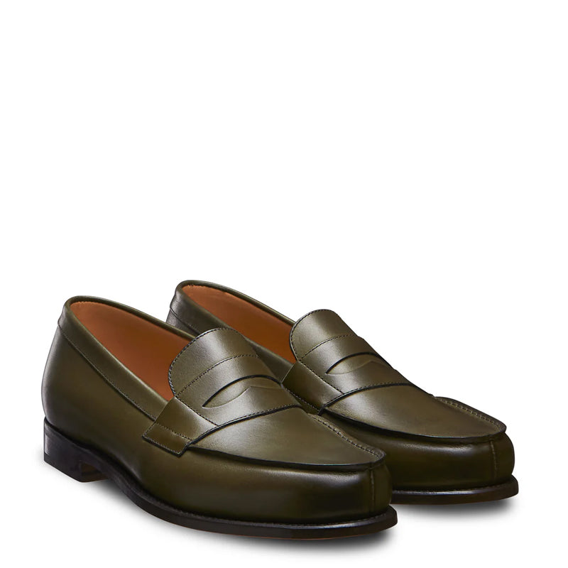 Classic Leather Penny Loafers For Men