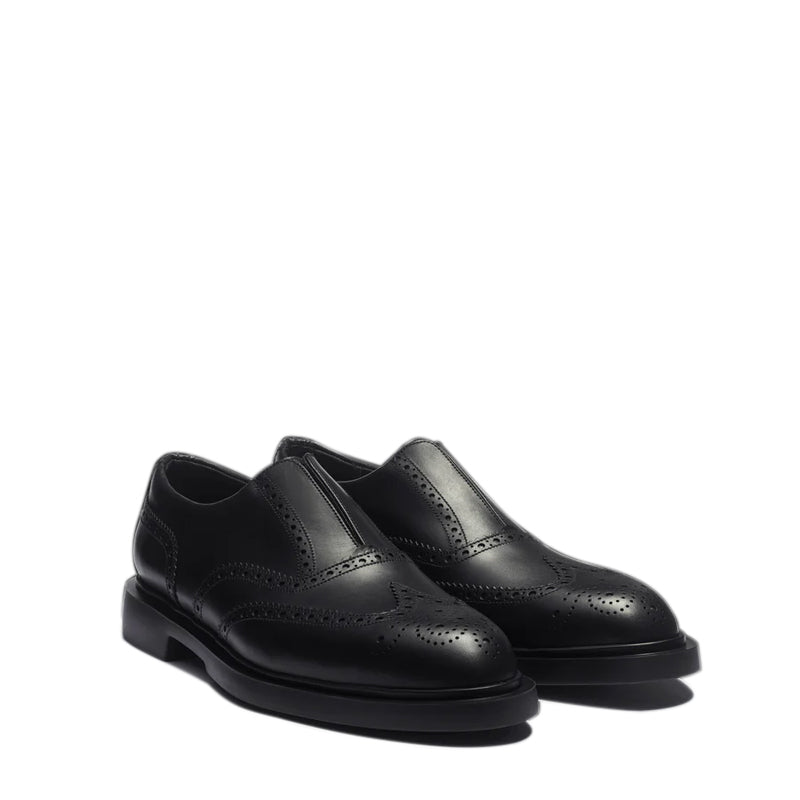 Leather Walker Slip On Oxford Shoe