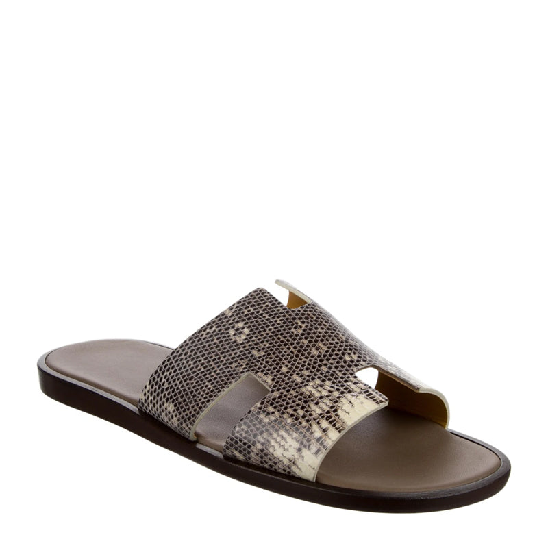 Luxury Croco Leather Oran Sandal