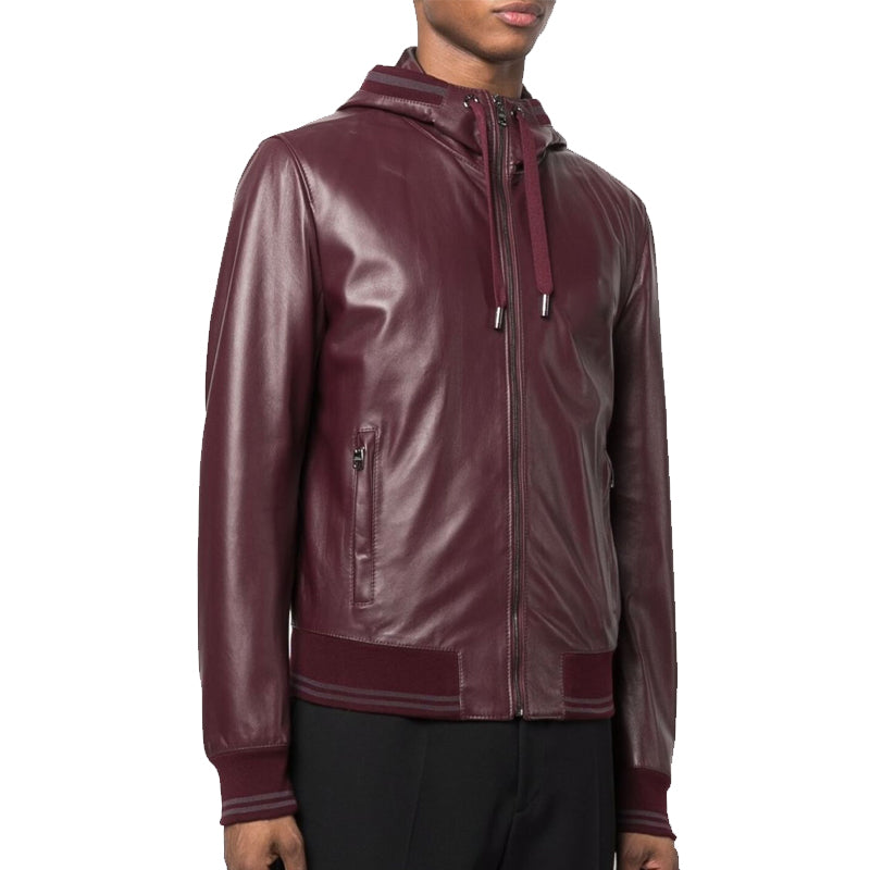 Draxel Leather Men Jacket