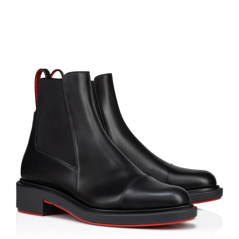 Leather Chelsea High Ankle Boots For Men