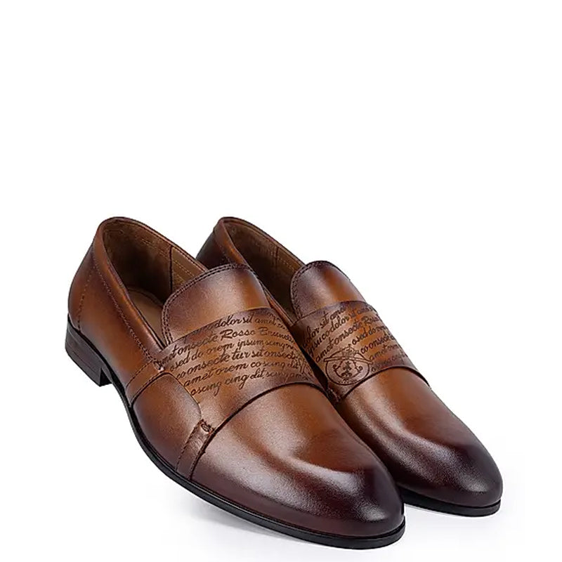 Classic Leather Monk Strap Shoes For Men