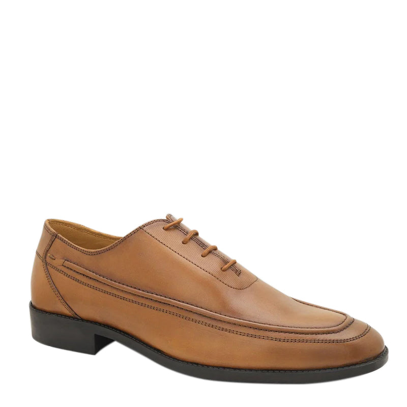 Men Solid Leather Oxford Shoes