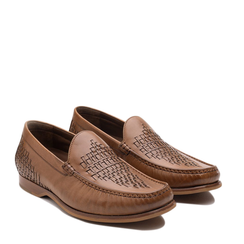 Men Slip On Leather Tassel Loafer