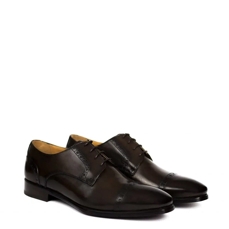 Premium Handmade Leather CapToe Oxford Shoes