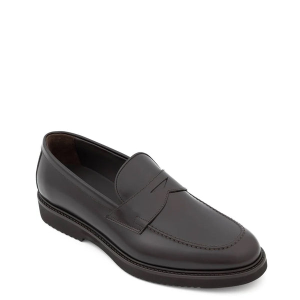 Embossed Casual Penny Leather Loafer