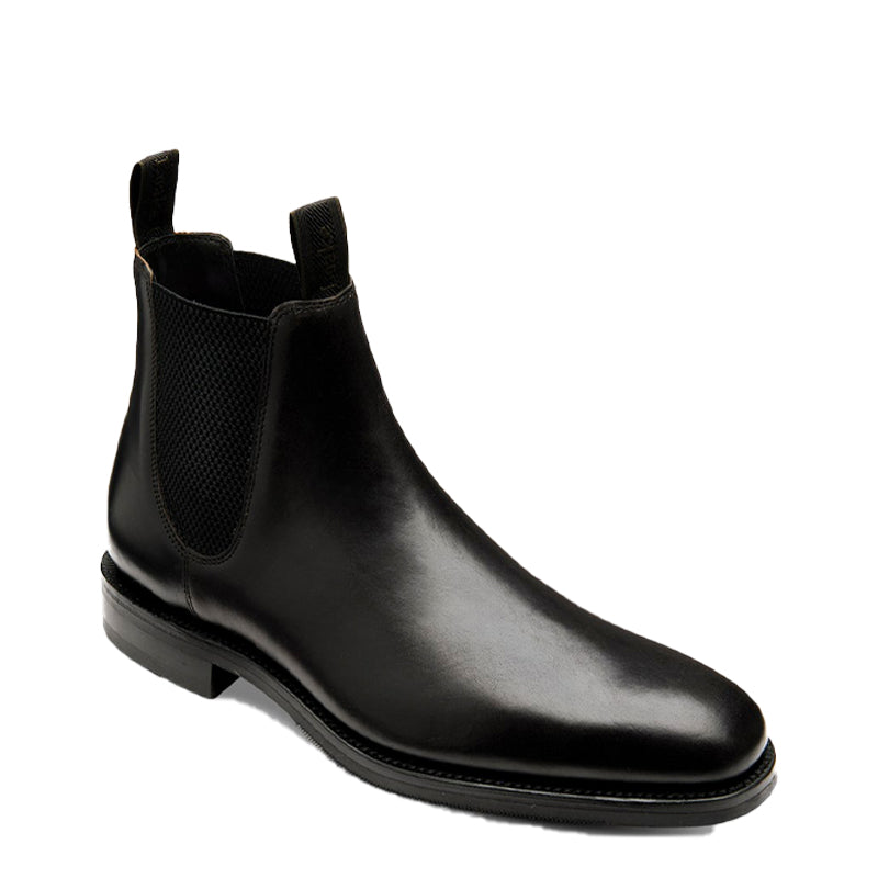 Luxury Mid-Top Pure Solid Leather Chelsea Boots