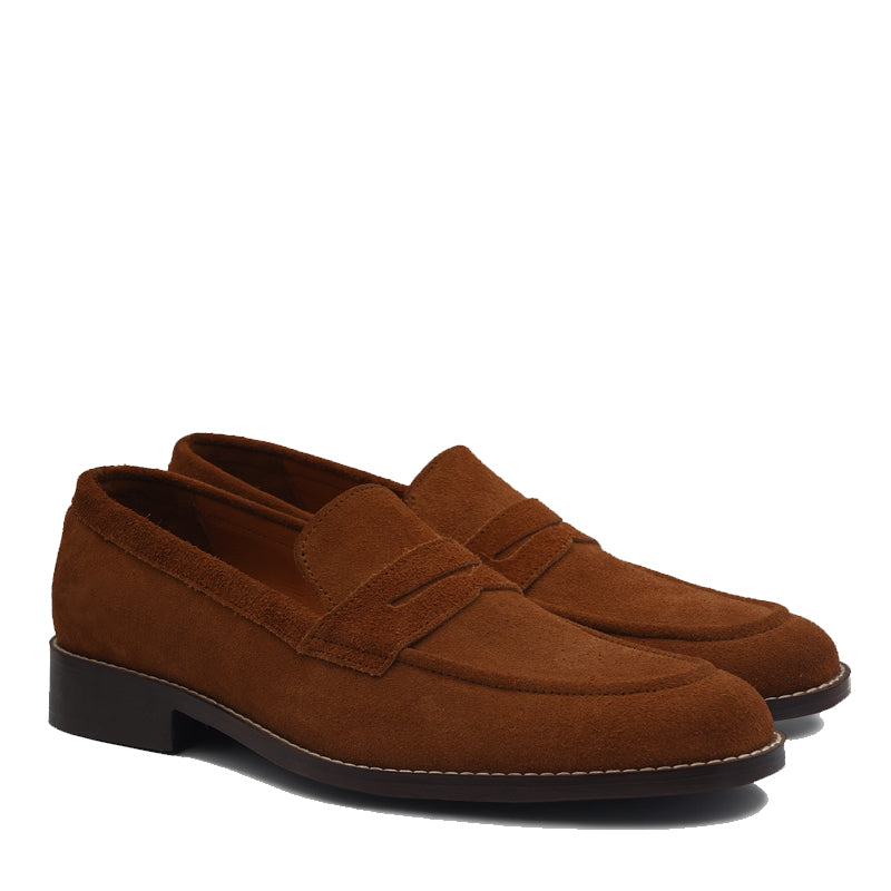 Baxton Suede Leather Loafers For Men