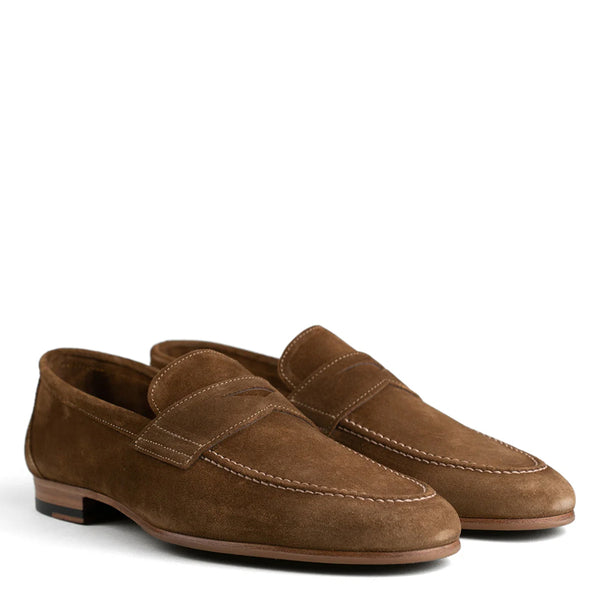 Unlined Penny Loafer - Medium Brown