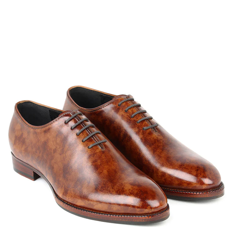 Patina Classic Wholecut Leather Oxford Shoes