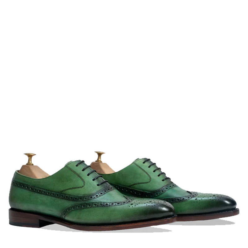 Kinsale Emerald Lace Up Leather Oxford Shoes