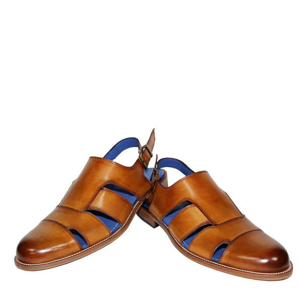 Closed Toe City Sandal For Men - Tan