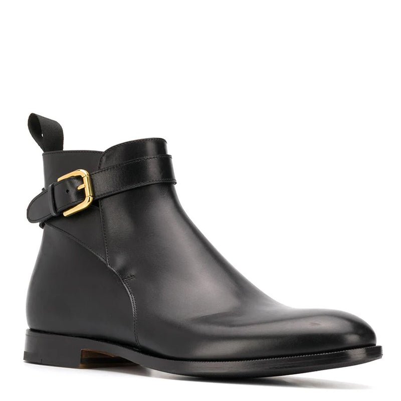 Men's Black Taylor Ankle Jodhpur Boots