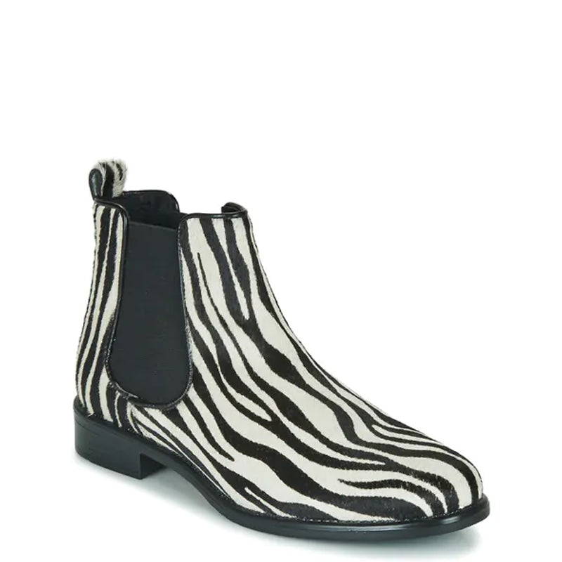 Zebrata Print Chelsea Boot