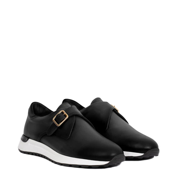 Leather Men Loafer - Black